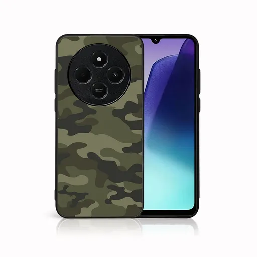 MY ART Ochranný kryt pre Xiaomi Redmi 14C / Poco C75 GREEN CAMO (235)