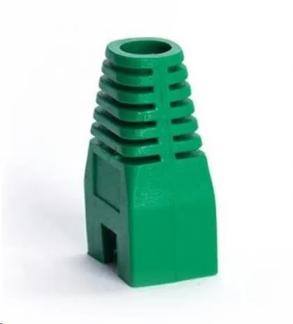 Ochrana pre konektor RJ45, non-snag-proof - zelená, 100ks