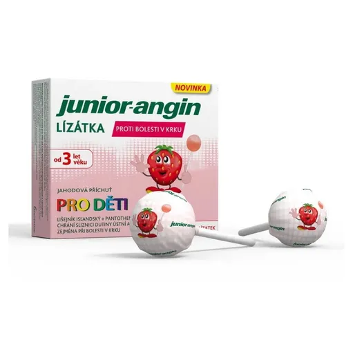 JUNIOR-ANGIN Lízanky pre deti 8 kusov