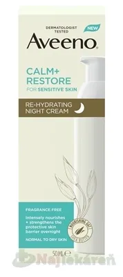 Aveeno CALM+RESTORE Rehydratačný nočný krém 50ml