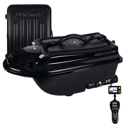 Boatman zavážacia lodička actor plus pro 2025 s gps a echolotom čierna