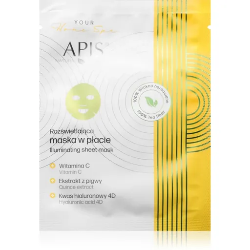 Apis Natural Cosmetics Home Spa rozjasňujúca maska na tvár 20 g