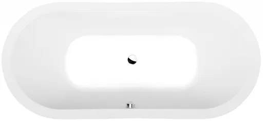 POLYSAN - VIVA O oválna vaňa 185x80x47cm, biela 72179