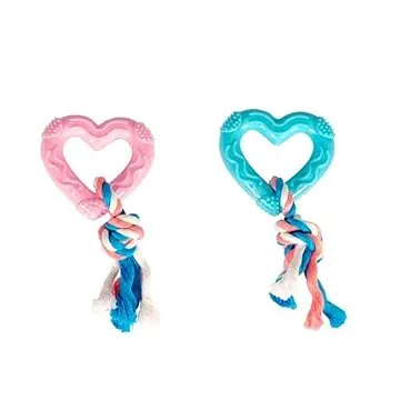 DUVO+ Srdce pre šteňatá žuvacie 14 cm (5414365318390)