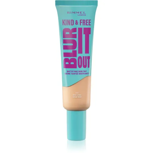 Rimmel Kind & Free Blur It Out ľahký hydratačný make-up SPF 20 odtieň 010 Rose Ivory 30 ml