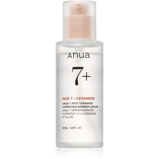 Anua Rice 7 Ceramide Hydrating Barrier Serum intenzívne hydratačné pleťové sérum pre obnovu kožnej bariéry 50 ml