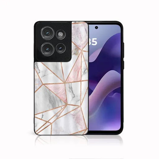 MY ART Ochranný kryt pre Motorola Moto G56 5G PINK MARBLE (143)