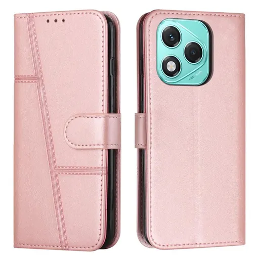 STITCHED Peňaženkový kryt pre Honor 400 Lite ružový