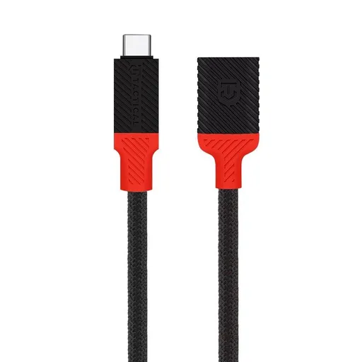 Tactical Pin4Fun adaptér USB-C/Lightning 0,1m Black/Red