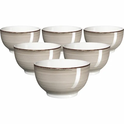 Mäser Súprava 6 misiek Bel Tempo 14 cm, taupe