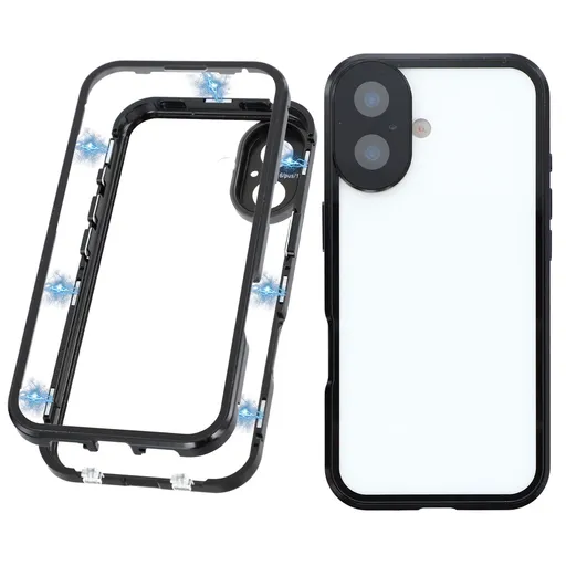 Magnetický kryt 360 pre Apple iPhone 17 čierny