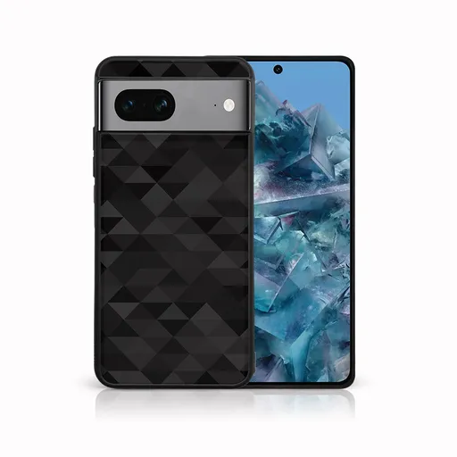 MY ART Ochranný kryt pre Google Pixel 8 BLACK TRIANGLES (232)