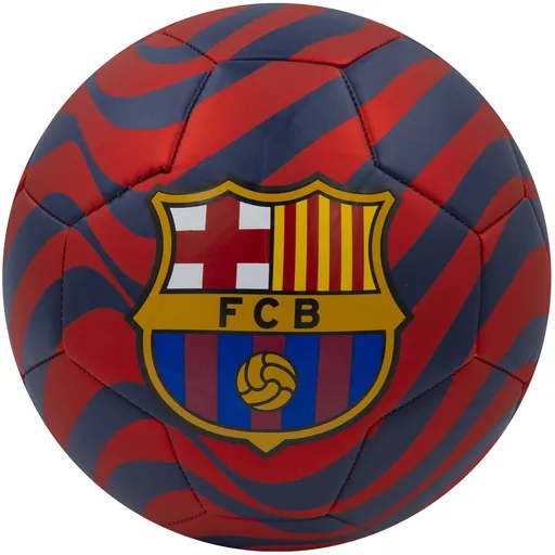 Futbalová lopta FC Barcelona veľ. 5, SWIRL
