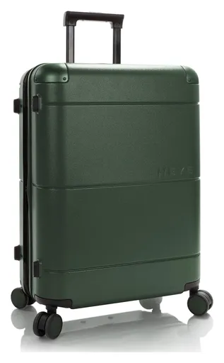 Stredný škrupinový kufor na kolieskach Heys Zen M Green