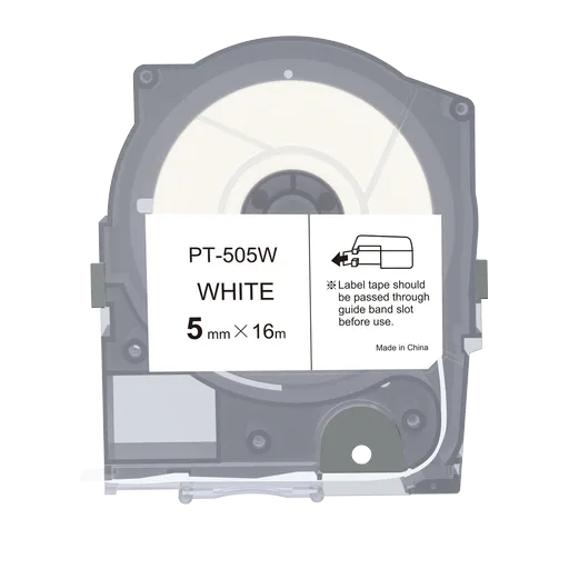 Max LM-505W, 5mm x 16m, biela kompatibilná páska