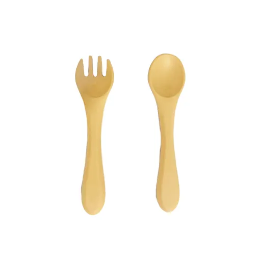 Detský silikónový príbor KITCHISIMO baby 2ks