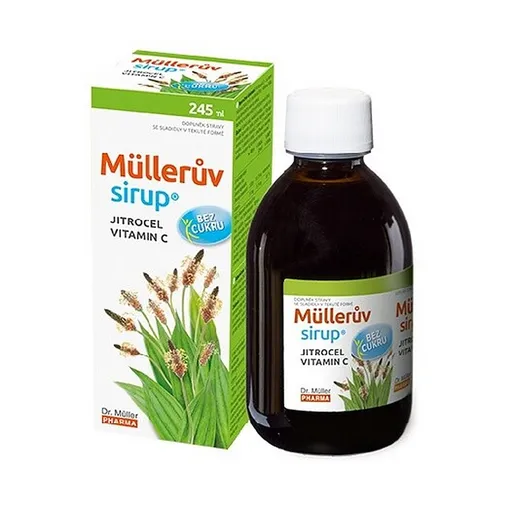 DR. MÜLLER Müllerov sirup so skorocelom bez cukru 245 ml