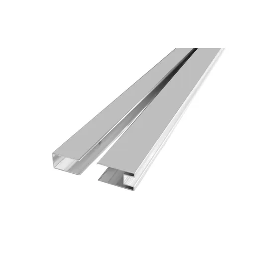 Mereo Sada fixačného a bočného profilu, pre CK1060xH, výška 2m, chróm ALU CKND250W