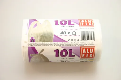 ALUFIX - Vrecia na odpad 10L/40ks biele