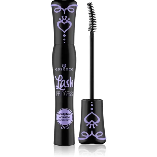 essence Lash PRINCESS tvarujúca riasenka pre objem a natočenie mihalnic odtieň Black 12 ml