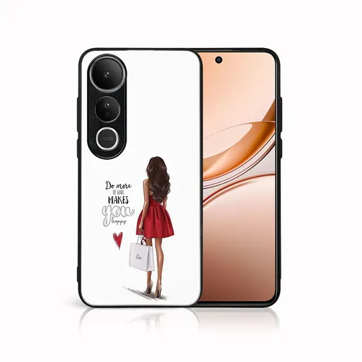 MY ART Ochranný kryt pre Vivo V50 Lite RED DRESS (137)