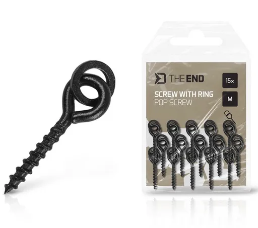Delphin vrtáčik s krúžkom theend pop screw 15 ks - s 6 mm