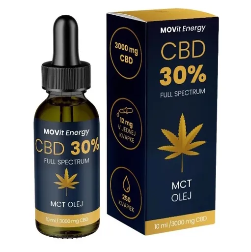 MOVIT ENERGY CBD 30% Full Spectrum MCT olej 10 ml