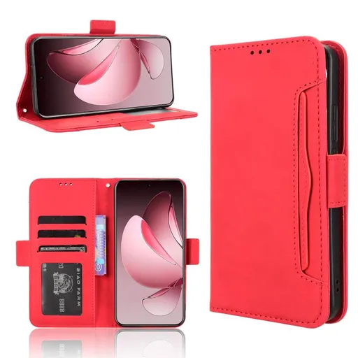 SLOT Peňaženkový obal pre Oppo Reno13 Pro 5G červený