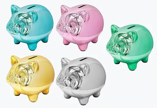 MAKRO - Pokladnička prasiatko rôzne farby 14x12x12cm rôzne farby