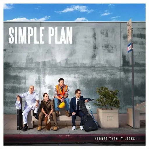 SIMPLE PLAN - HARDER THAN IT LOOKS BLUE LP
