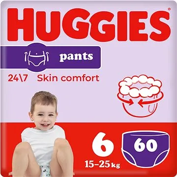 HUGGIES Pants Jumbo veľ. 6 (2× 30 ks)