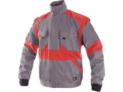 Blúza CXS LUXY EDA, pánska, šedo-červená, veľ. 68