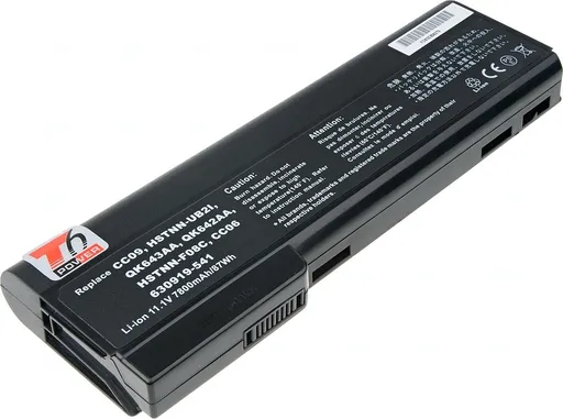 Batéria T6 Power pre HP ProBook 6360b, 6460b, 6470b, 6560b, 6570b, 8460, 8470, 7800mAh, 87Wh, 9cell