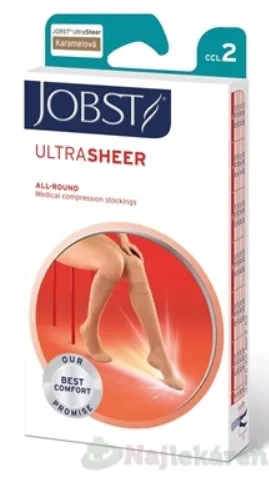 JOBST ULTRA SHEER kompresívne lýtkové pančuchy so zatvorenou špičkou veľ. 2, 1 pár