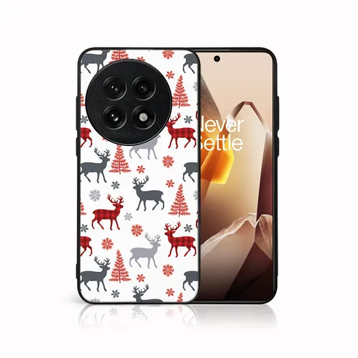 MY ART Kryt s vianočným dizajnom OnePlus 13 5G DEER (068)