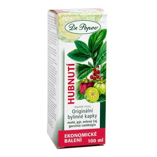 DR.POPOV Kvapky bylinné chudnutie 100 ml