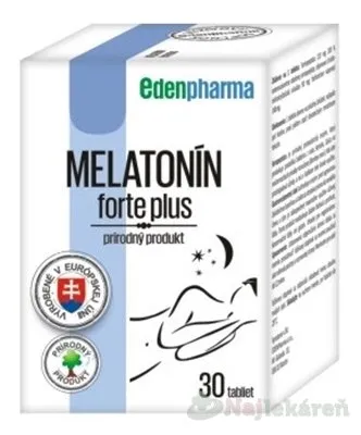 EdenPharma Melatonín Forte plus 30 tabliet