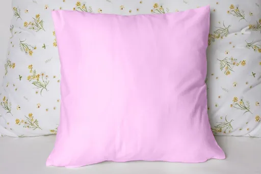 Polášek Jednofarebná obliečka na vankúš Jersey - Svetloružová | 50 x 50 cm