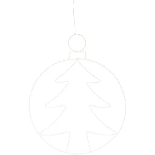 Vianočná závesná LED dekorácia Kerstball Tree 250 LED, 48 cm