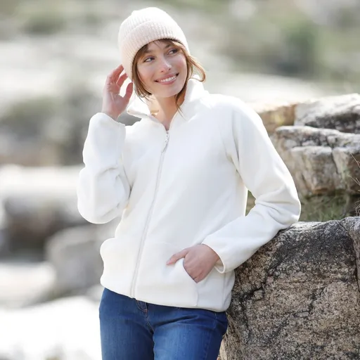 Fleecová bunda na zips