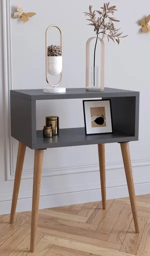 VCM Noční stolek Singol M, antracit