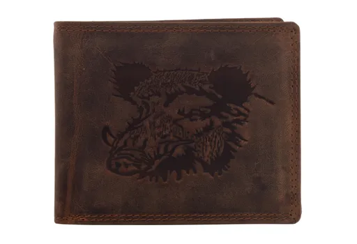 Pánska peňaženka MERCUCIO svetlohnedá embos diviak 2911908