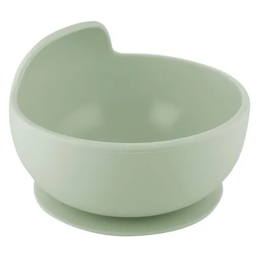 CANPOL BABIES Silikónová miska s prísavkou zelená 330 ml