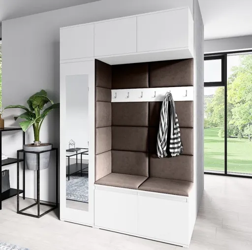 ArtPK Predsieň AMY 21 | biela so zrkadlom farebné prevedenie: Trinity 08