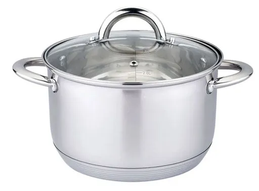 MAKRO - Hrniec nerezový 24cm s pokrievkou