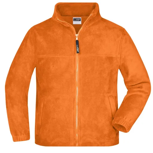 James & Nicholson (Daiber) Detská fleece mikina JN044k - Oranžová | XS