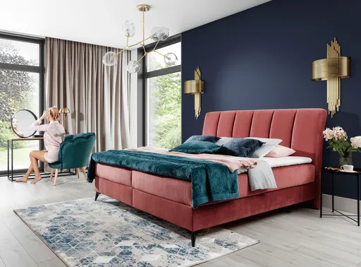 ArtElta Manželská posteľ ADERITO Boxspring | 160 x 200 cm Farba: Kronos 29/Kronos 29