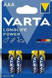 Varta LR03/4BP Longlife POWER (HIGH ENERGY) (Blister 4ks)