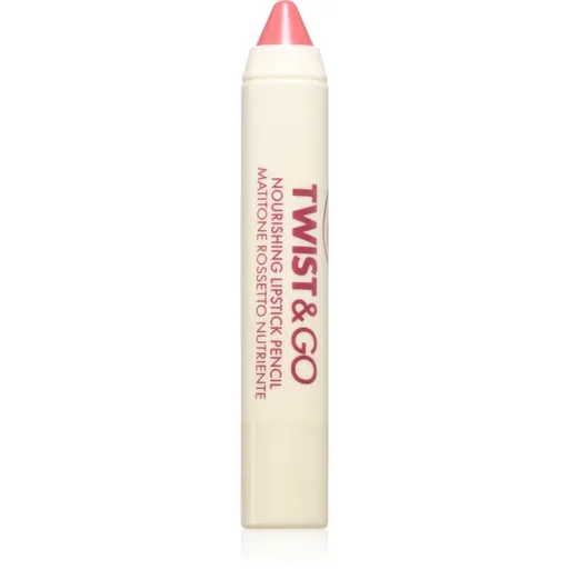 puroBIO Cosmetics Twist&Go vyživujúci rúž v ceruzke odtieň Universal Pink 2.9 g