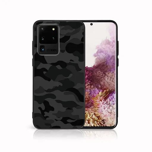MY ART Ochranný kryt pre Samsung Galaxy S20 Ultra BLACK CAMO (234)
